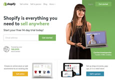 Shopify，一枚簡潔清新的國外電子商務(wù)平臺網(wǎng)站